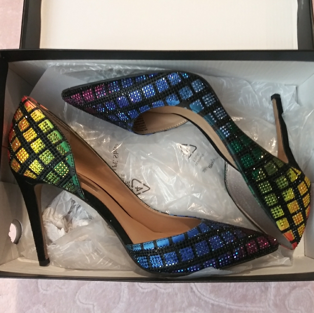 Sparkly Rainbow Pumps